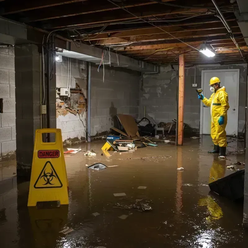 Flooded Basement Electrical Hazard in New Castle, CO Property